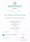 Zertifikate Gasinstallationstechnik